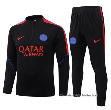 Chandal de Sudadera del Paris Saint-Germain Nino 2026-2027 Negro Chandal de Sudadera del Paris Saint-Germain Nino 2026-2027 Negro