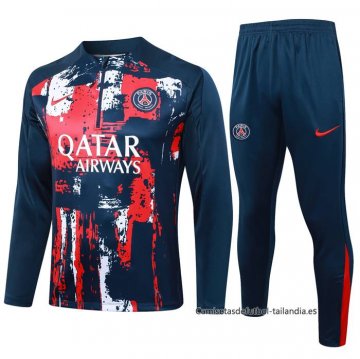 Chandal de Sudadera del Paris Saint-Germain Nino 2024-2025 Azul Chandal de Sudadera del Paris Saint-Germain Nino 2024-2025 Azul