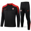 Chandal de Sudadera del Portugal 2024-2025 Negro Chandal de Sudadera del Portugal 2024-2025 Negro