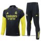 Chandal de Sudadera del Real Madrid 2025-2026 Negro Amarillo