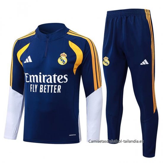 Chandal de Sudadera del Real Madrid 2026-2027 Azul - Haga un click en la imagen para cerrar