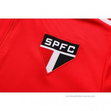 Chandal de Sudadera del Sao Paulo 2022-2023 Rojo