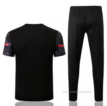 Chandal del AC Milan Manga Corta 2022-2023 Gris