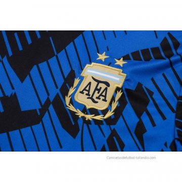 Chandal del Argentina Manga Corta 2022 Azul - Pantalon Corto