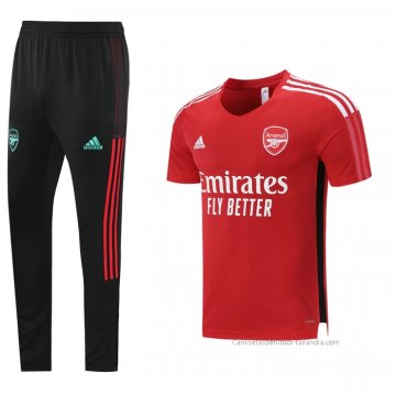 Chandal del Arsenal Manga Corta 2021-2022 Rojo