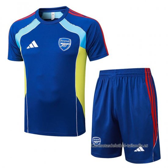 Chandal del Arsenal Manga Corta 2025-2026 Azul - Pantalon Corto - Haga un click en la imagen para cerrar
