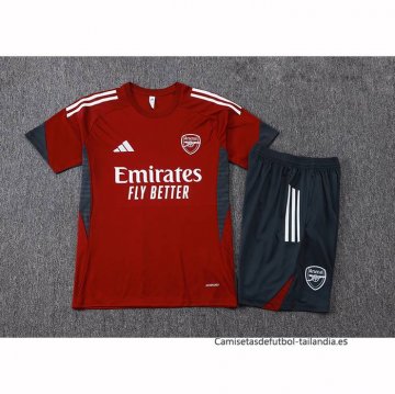 Chandal del Arsenal Manga Corta 2025-2026 Rojo - Pantalon Corto