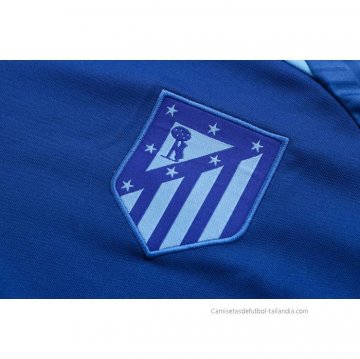 Chandal del Atletico Madrid Manga Corta 2022-2023 Azul - Pantalon Corto