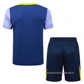 Chandal del Atletico Madrid Manga Corta 2025-2026 Azul - Pantalon Corto
