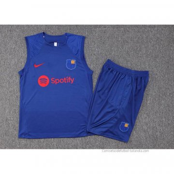 Chandal del Barcelona Sin Mangas 2023-2024 Azul