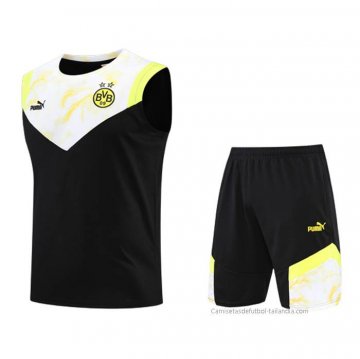 Chandal del Borussia Dortmund Sin Mangas 2022-2023 Negro
