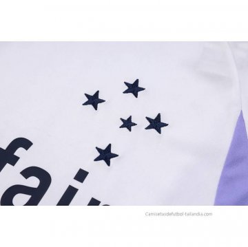 Chandal del Cruzeiro Manga Corta 2023-2024 Blanco
