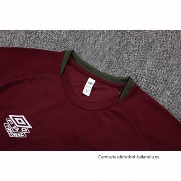 Chandal del Fluminense Manga Corta 2025-2026 Rojo - Pantalon Corto