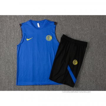Chandal del Inter Milan Sin Mangas 2021-2022 Azul