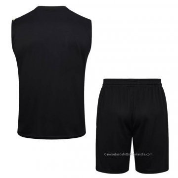 Chandal del Juventus Sin Mangas 2023-2024 Negro y Blanco