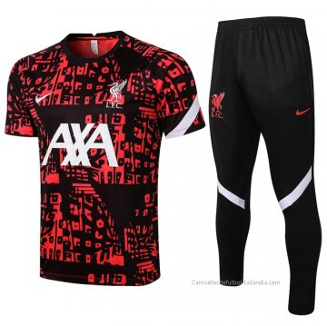 Chandal del Liverpool Manga Corta 2021-2022 Rojo