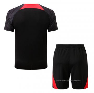 Chandal del Liverpool Manga Corta 2022-2023 Negro - Pantalon Corto
