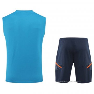 Chandal del Manchester United Sin Mangas 2022-2023 Azul