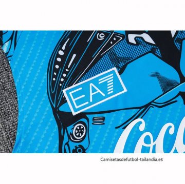Chandal del Napoli Sin Mangas 2025-2026 Azul