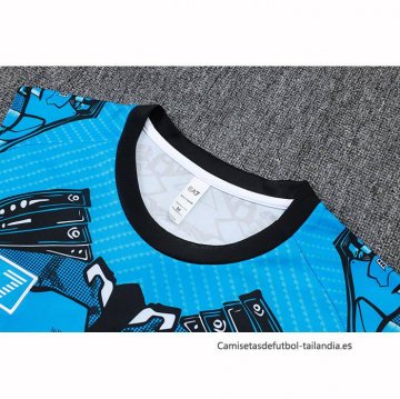 Chandal del Napoli Sin Mangas 2025-2026 Azul