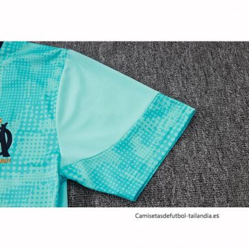 Chandal del Olympique Marsella Manga Corta 2025-2026 Verde - Pantalon Corto