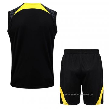 Chandal del Paris Saint-Germain Jordan Sin Mangas 2023-2024 Negro