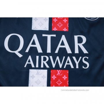 Chandal del Paris Saint-Germain Jordan Sin Mangas 2023-2024 Azul