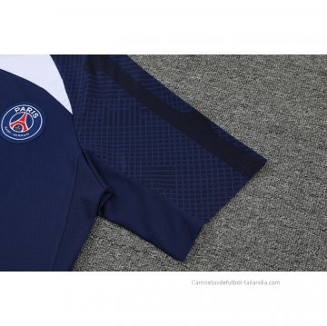 Chandal del Paris Saint-Germain Manga Corta 2022-2023 Azul - Pantalon Corto