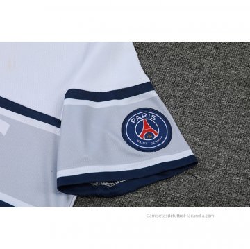 Chandal del Paris Saint-Germain Manga Corta 2022-2023 Blanco - Pantalon Corto
