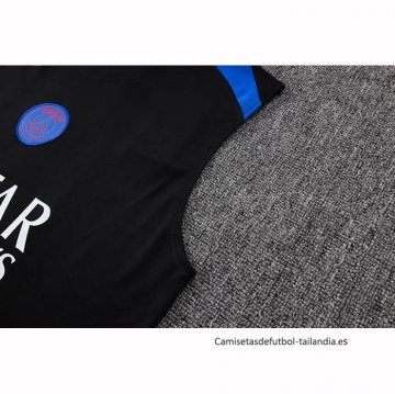 Chandal del Paris Saint-Germain Sin Mangas 2025-2026 Negro