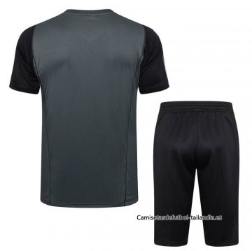 Chandal del Real Madrid Manga Corta 2023-2024 Verde - Pantalon Corto