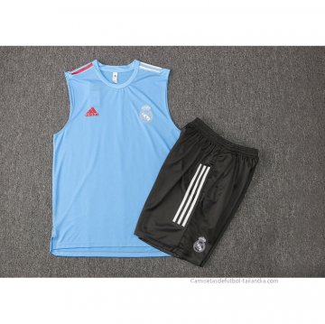 Chandal del Real Madrid Sin Mangas 2021-2022 Azul