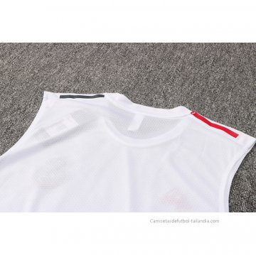 Chandal del Real Madrid Sin Mangas 2021-2022 Blanco