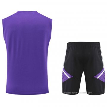 Chandal del Real Madrid Sin Mangas 2022-2023 Purpura
