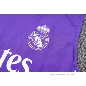 Chandal del Real Madrid Sin Mangas 2023-2024 Purpura
