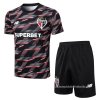 Chandal del Sao Paulo Manga Corta 2024-2025 Negro - Pantalon Corto Chandal del Sao Paulo Manga Corta 2024-2025 Negro - Pantalon Corto