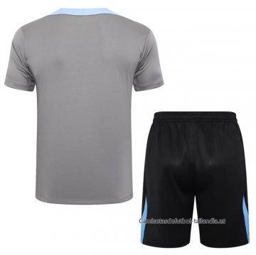 Chandal del Tottenham Hotspur Manga Corta 2024-2025 Gris - Pantalon Corto