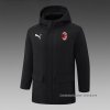 Chaqueta Invierno del AC Milan 2024-2025 Negro Chaqueta Invierno del AC Milan 2024-2025 Negro