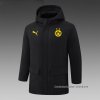 Chaqueta Invierno del Borussia Dortmund 2024-2025 Negro Chaqueta Invierno del Borussia Dortmund 2024-2025 Negro