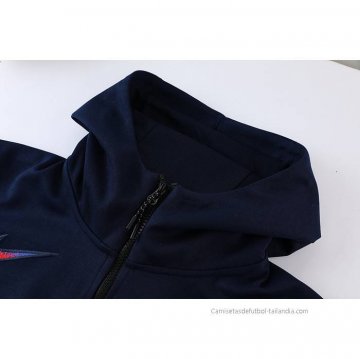 Chaqueta con Capucha del Barcelona 2022-2023 Azul