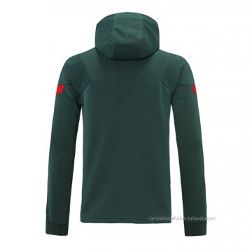 Chaqueta con Capucha del Liverpool 2021-2022 Verde