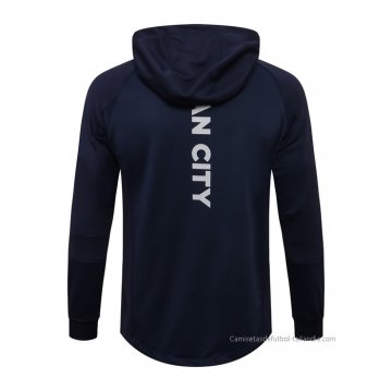 Chaqueta con Capucha del Manchester City 2021-2022 Azul