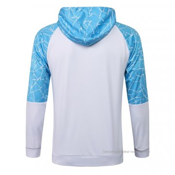 Chaqueta con Capucha del Manchester City 2021 Blanco