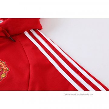 Chaqueta con Capucha del Manchester United 2022-2023 Rojo