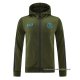 Chaqueta con Capucha del Napoli 2024-2025 Verde