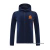 Chaqueta con Capucha del Olympique Marsella 2024-2025 Azul Chaqueta con Capucha del Olympique Marsella 2024-2025 Azul