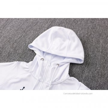 Chaqueta con Capucha del Paris Saint-Germain 2021-2022 Blanco