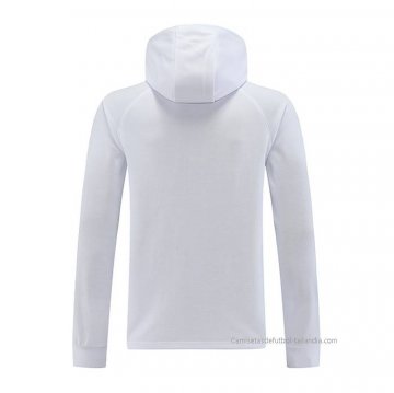 Chaqueta con Capucha del Paris Saint-Germain 2022-2023 Blanco