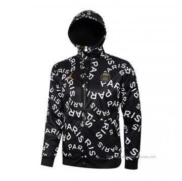 Chaqueta con Capucha del Paris Saint-Germain Jordan 2021-2022 Negro Chaqueta con Capucha del Paris Saint-Germain Jordan 2021-2022 Negro