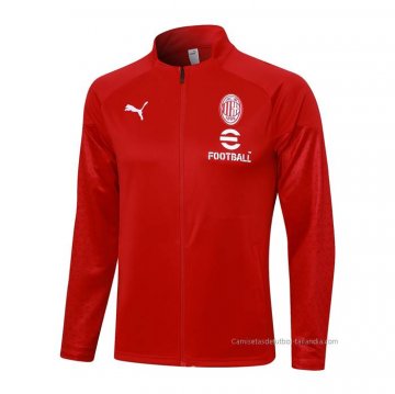 Chaqueta del AC Milan 2023-2024 Rojo Chaqueta del AC Milan 2023-2024 Rojo